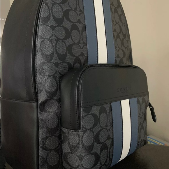 Houston Varsity Stripe Signature Canvas Leather - Picture 7 of 8